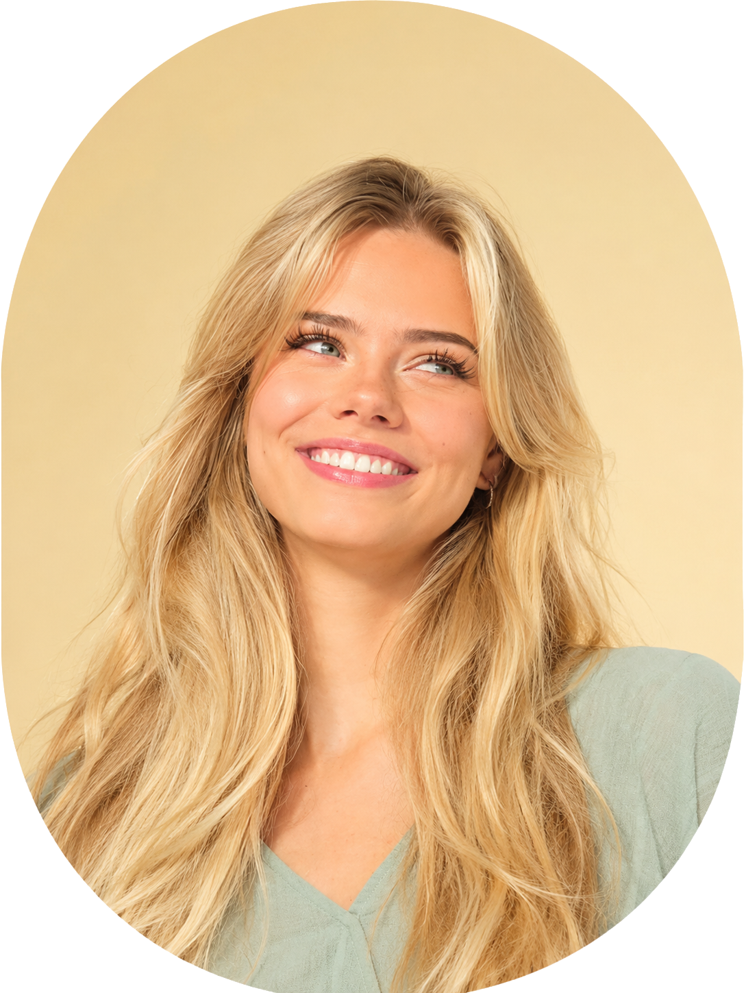 Patiente souriante